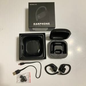 in-Ear Earphones Headphones Wired Earbuds without Microphone, Black